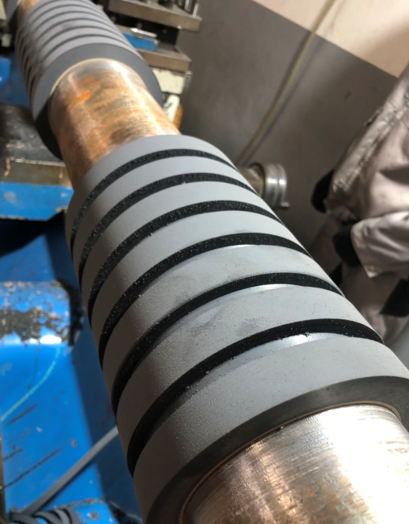 Rouleaux entraineur pour margeur en caoutchouc